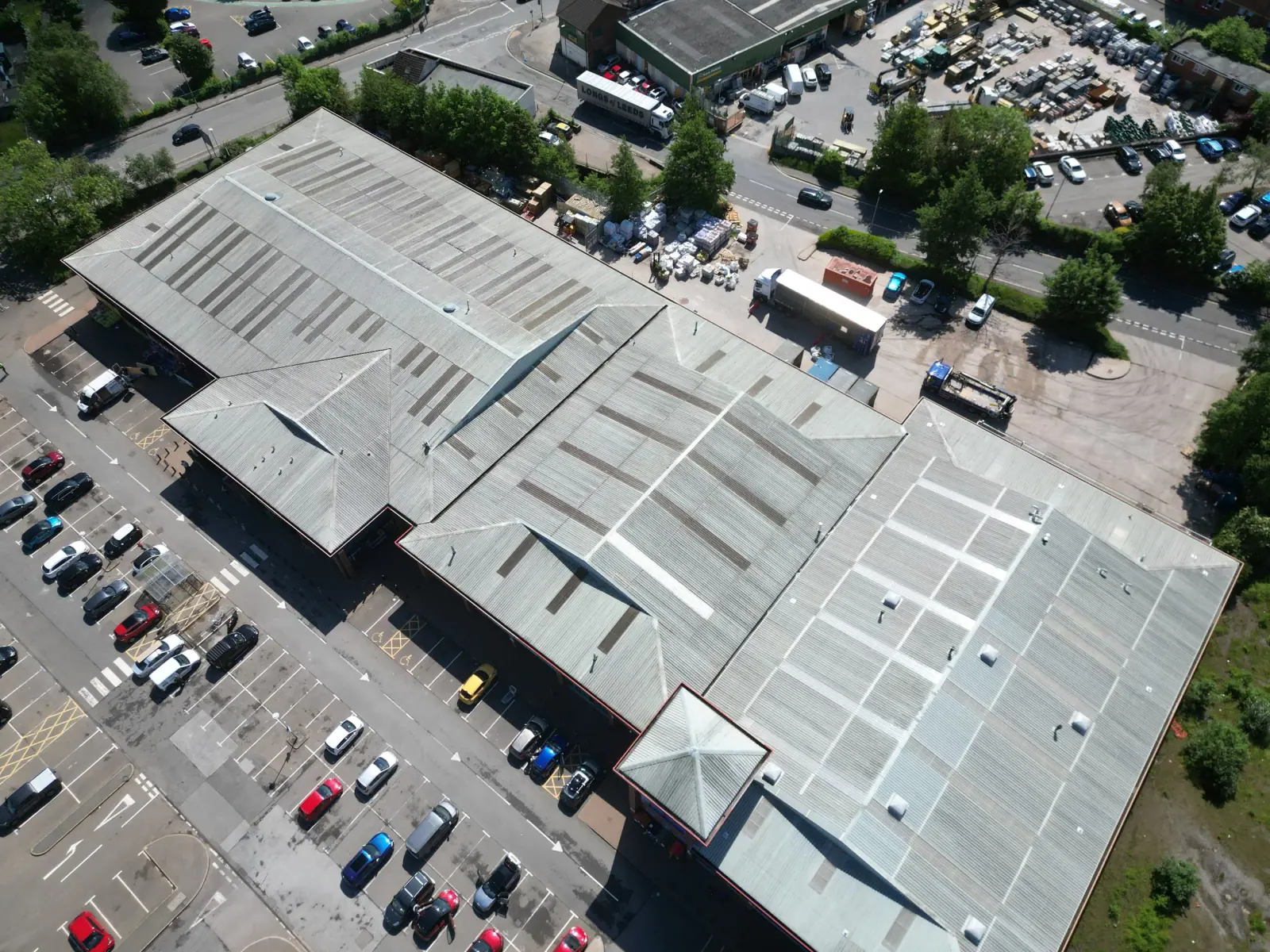 Post storm commercial roof inspection